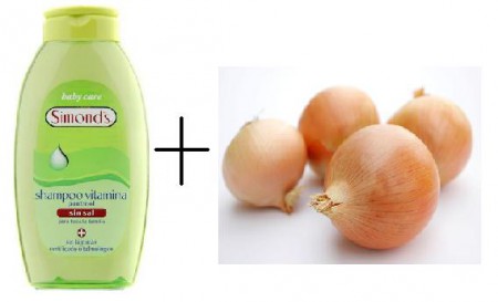Champú natural de cebolla